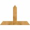 Ekena Millwork Portland Rough Sawn Timber Gable Bracket, Western Red Cedar, 48"W x 32"H x 4"D x 6"F, 16/12 Pitch GBW048X32X0406POR00RWR - alternate 1